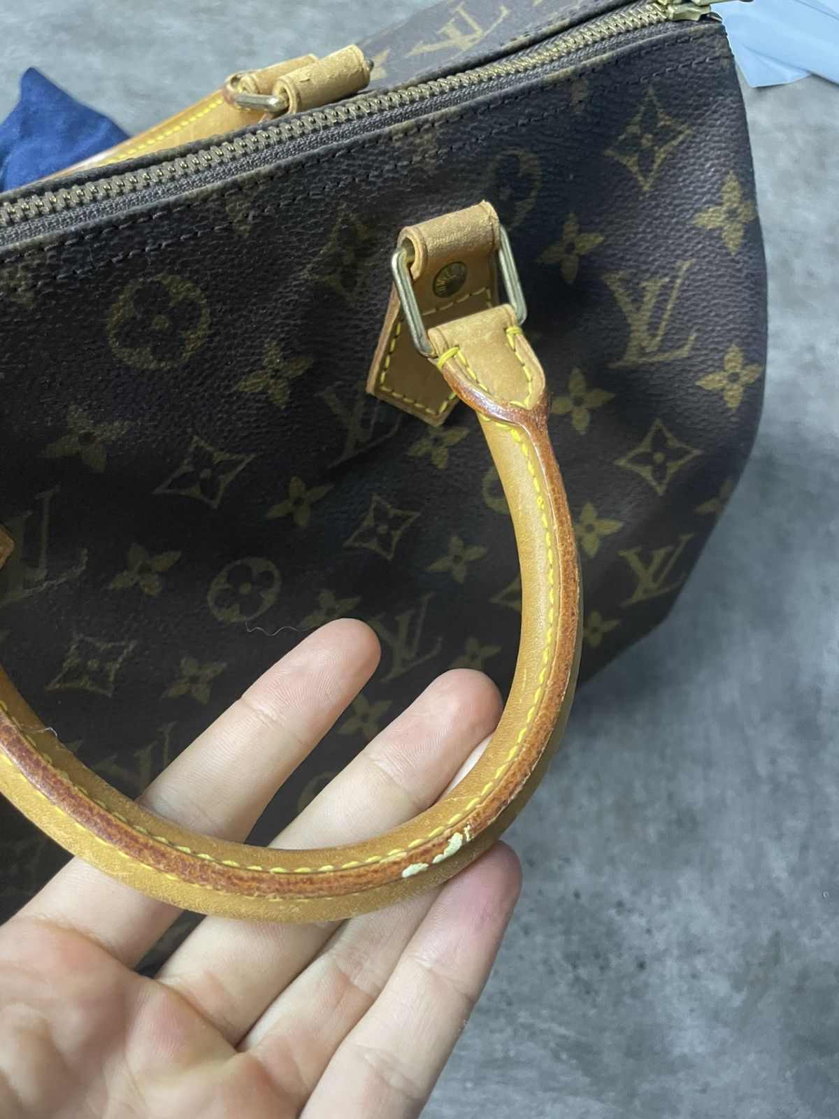 Louis Vuitton Vintage Louis Vuitton Speedy 30 leather Bag Size ONE SIZE - 8 Thumbnail