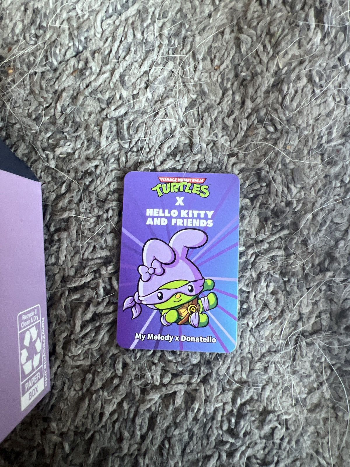 Nickelodeon TMNT X Hello Kitty And Friends My Melody X Donatello Size ONE SIZE - 4 Thumbnail