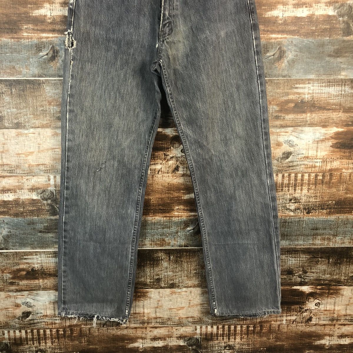 Levi's DLL Levis 503 vintage faded Gray Denim Pants #C284 Size US 30 / EU 46 - 3 Thumbnail
