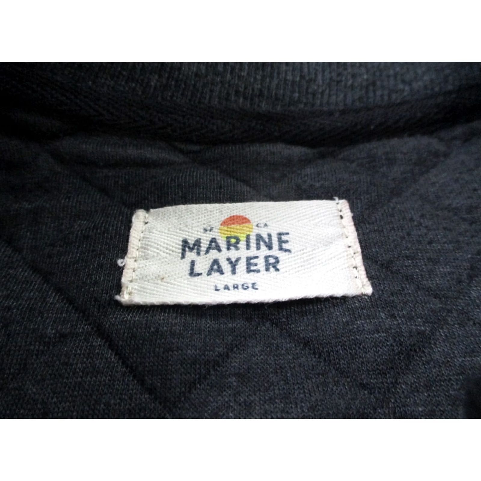 Marine Layer Marine Layer Jacket Womens L Quilted Outdoor Knit Full Zip Pockets Gray Size L / US 10 / IT 46 - 6 Thumbnail