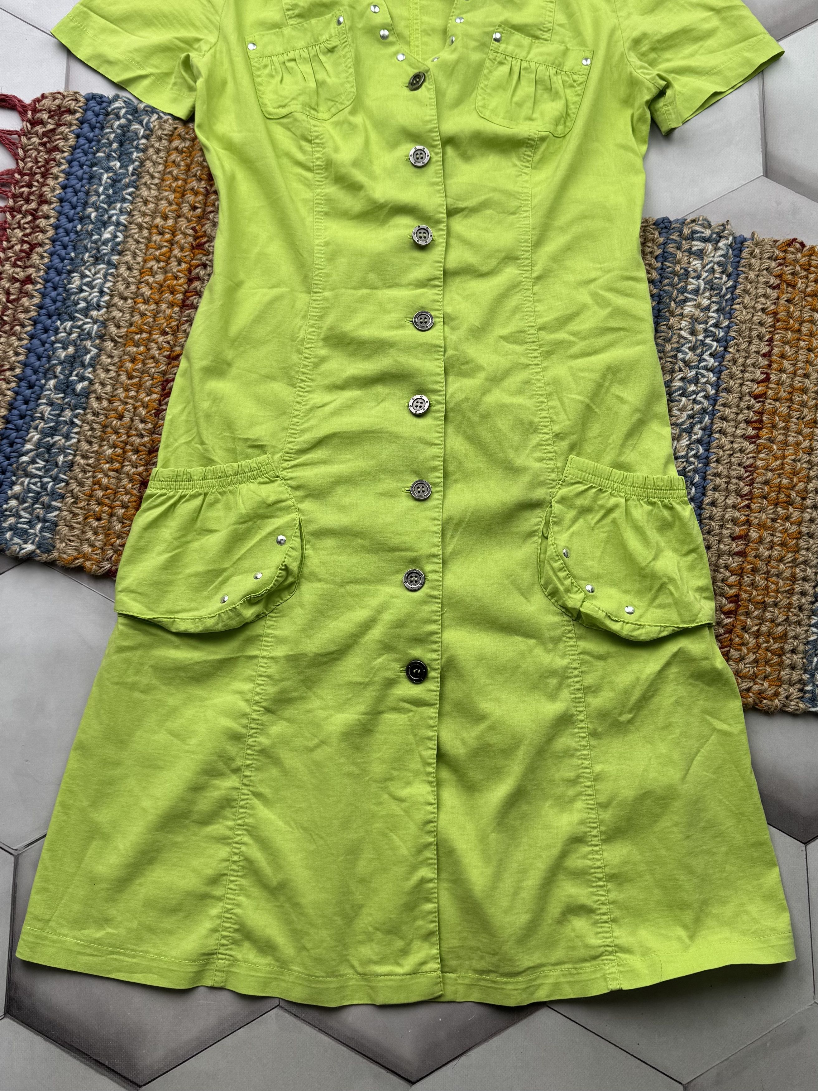 Vintage Vintage Cargo Dress (E4) Size M / US 6-8 / IT 42-44 - 3 Thumbnail