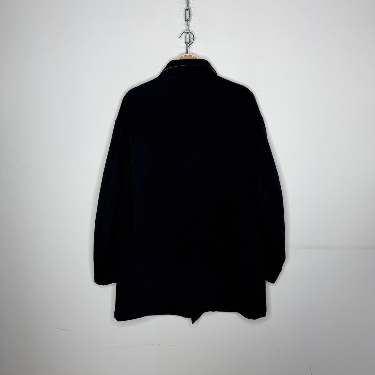 Burberry Burberry Wool Navy Coat Size 50 Avant Garde Nova Check Size US M / EU 48-50 / 2 - 11 Thumbnail