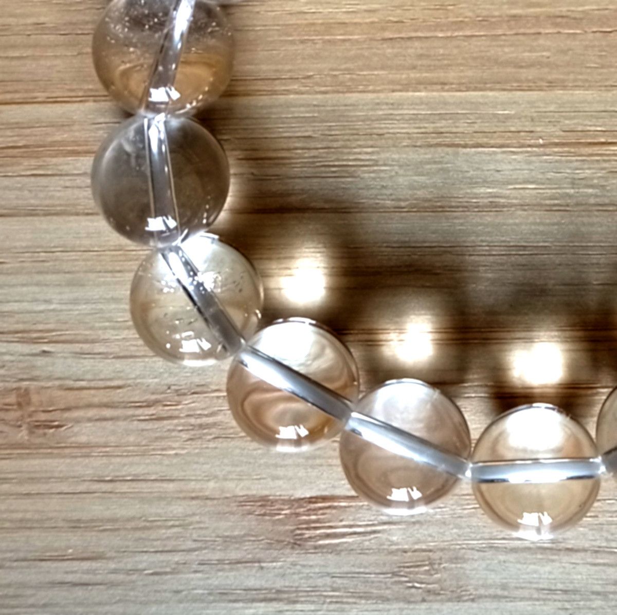 Designer × Japanese Brand × Vintage Vintage Punk Transparent Clear Crystal Big Shine Bracelet Size ONE SIZE - 3 Thumbnail