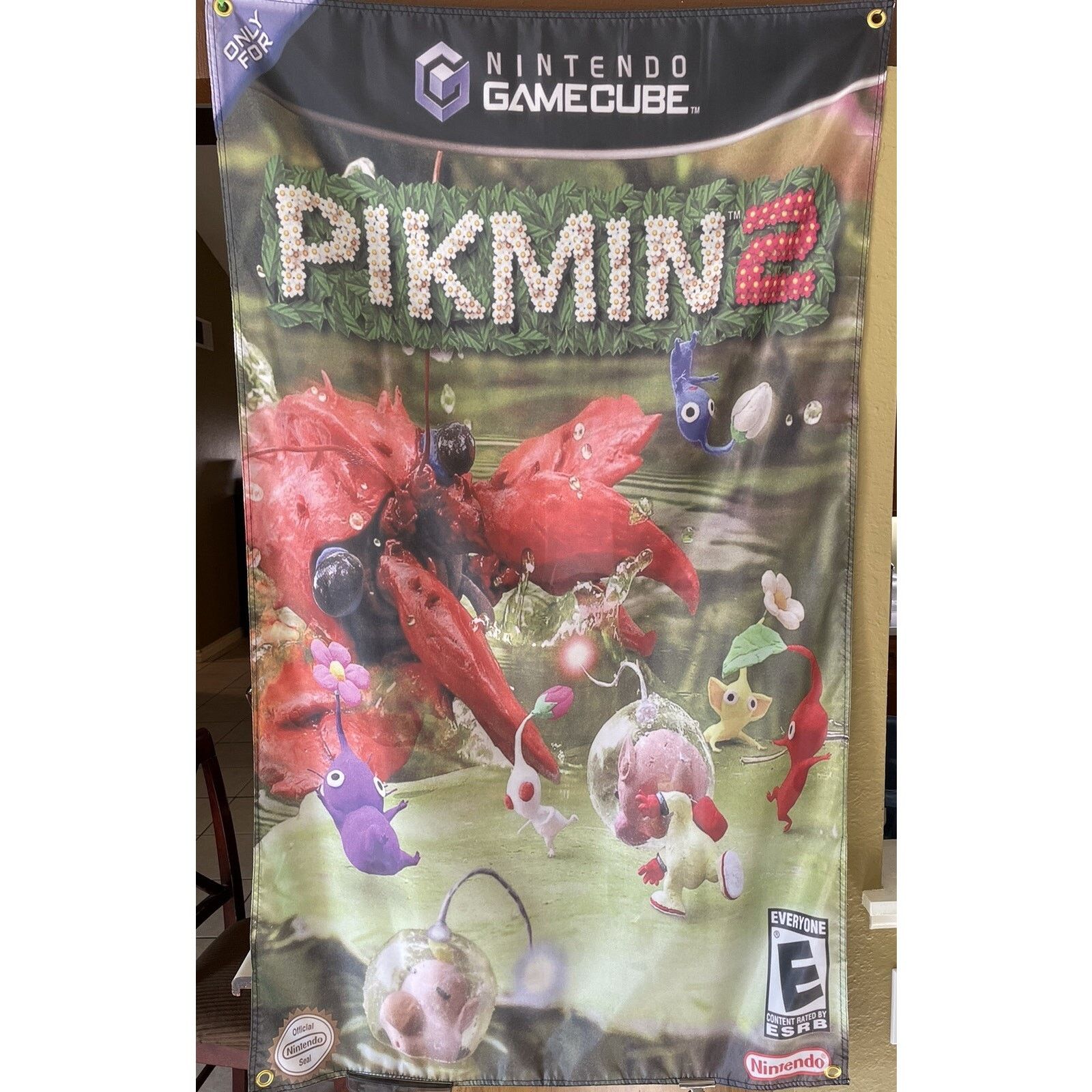 Nintendo Nintendo GameCube Pikmin 2 5' Flag Poster Banner 2004 Size ONE SIZE - 1 Thumbnail