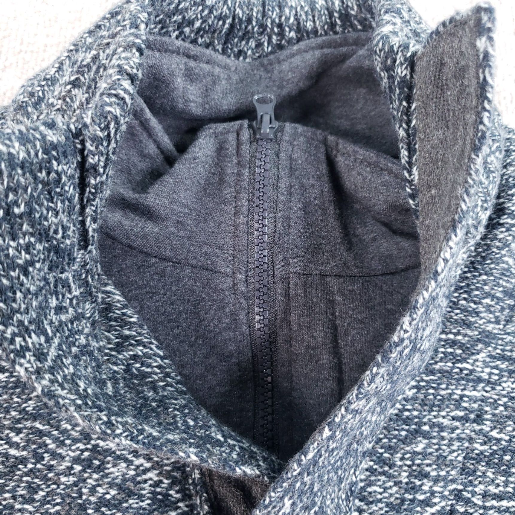 Vintage Tokyo Laundry Mens Sweater Extra Large XL Gray Double Mock Neck 1/4 Zip Size US XL / EU 56 / 4 - 6 Thumbnail