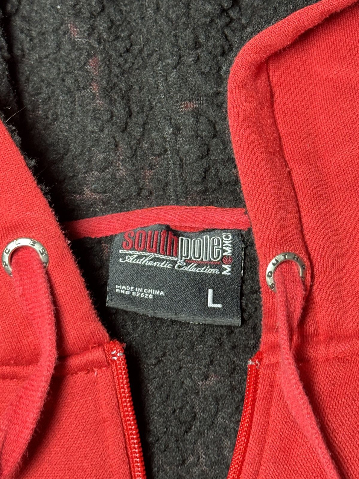Southpole × Vintage Vtg Y2K Southpole Sherpa Lined Baggy Hip Hop Grunge Hoodie Size US L / EU 52-54 / 3 - 3 Thumbnail