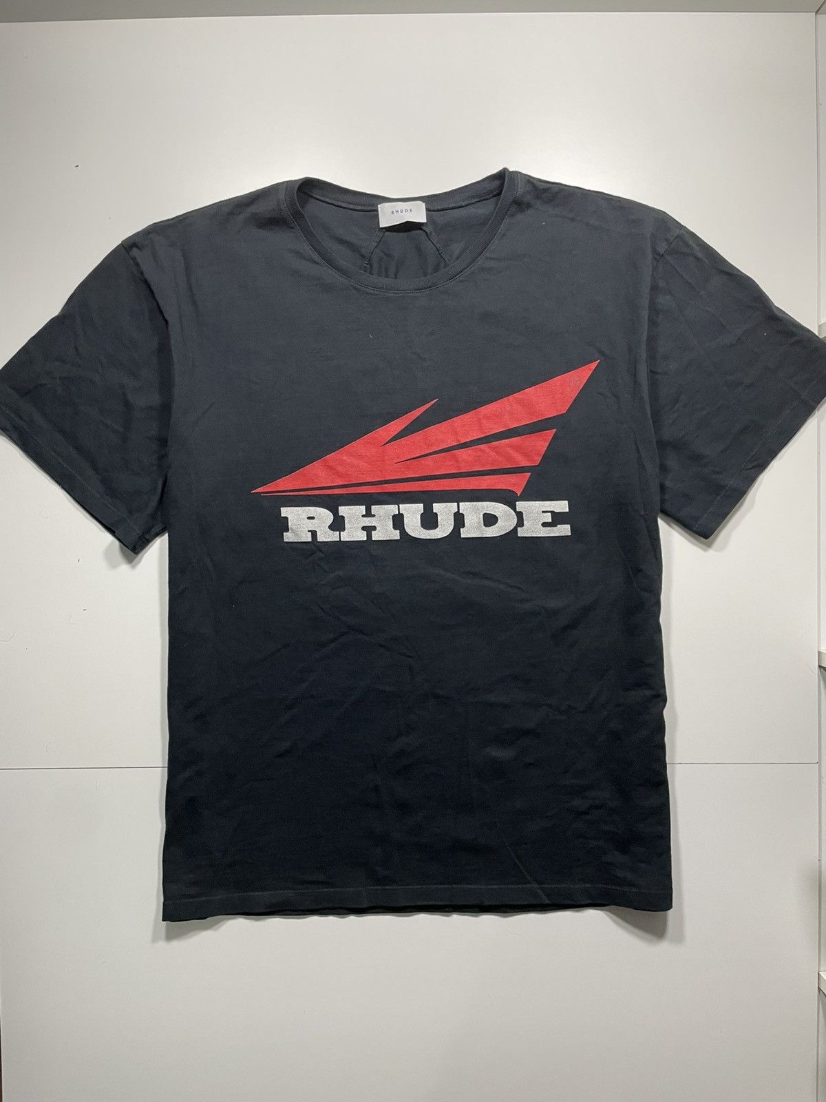Rhude Rhude Rhonda black red tee t shirt Size US XL / EU 56 / 4 - 2 Thumbnail