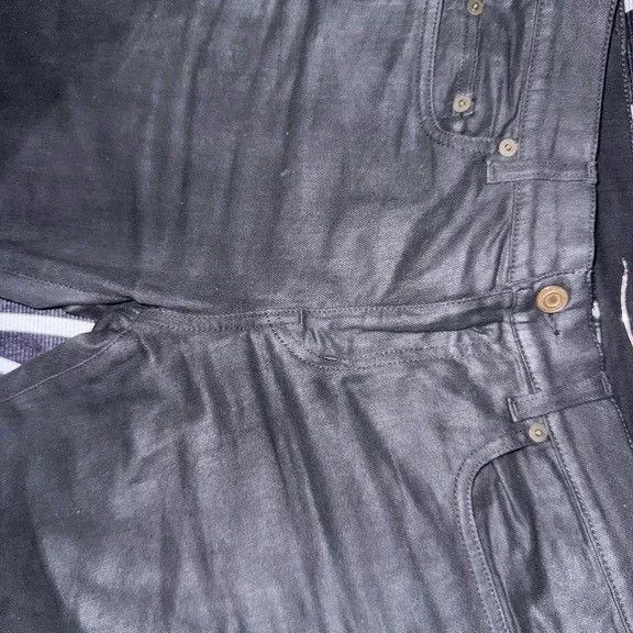 Saint Laurent Paris Saint Laurent Paris Saint Laurent Waxed Denim Pants Size 2 Size US 29 - 5 Thumbnail