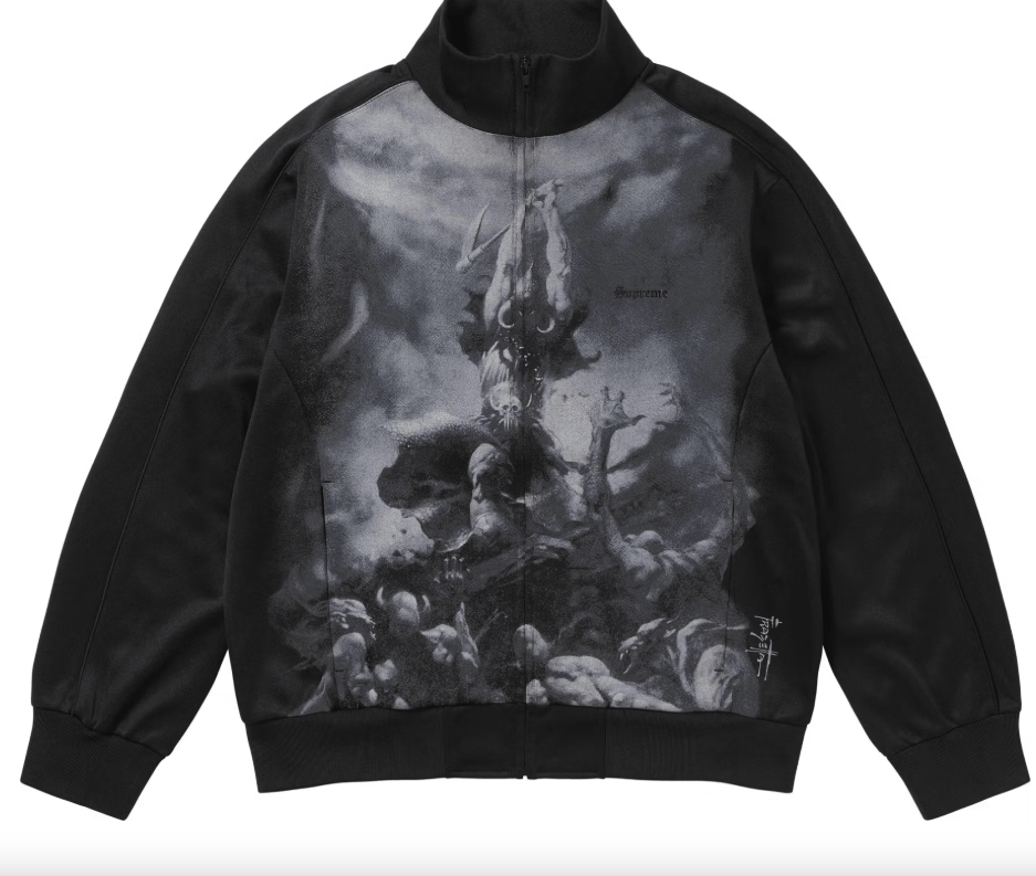 Supreme Supreme Frank Frazetta Track Jacket Black Size Large Size US L / EU 52-54 / 3 - 1 Thumbnail