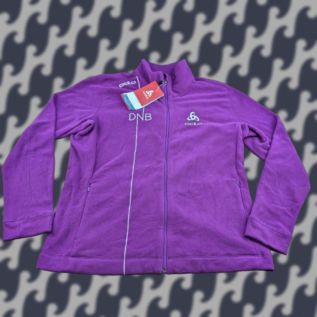 Odlo ODLO DNB Ski Fleece Jacket Womens 2XL Purple Full Zip Hooded Waterproof Regular Size Type: Jacket Size XXL / US 16-18 / IT 52-54 - 1 Thumbnail