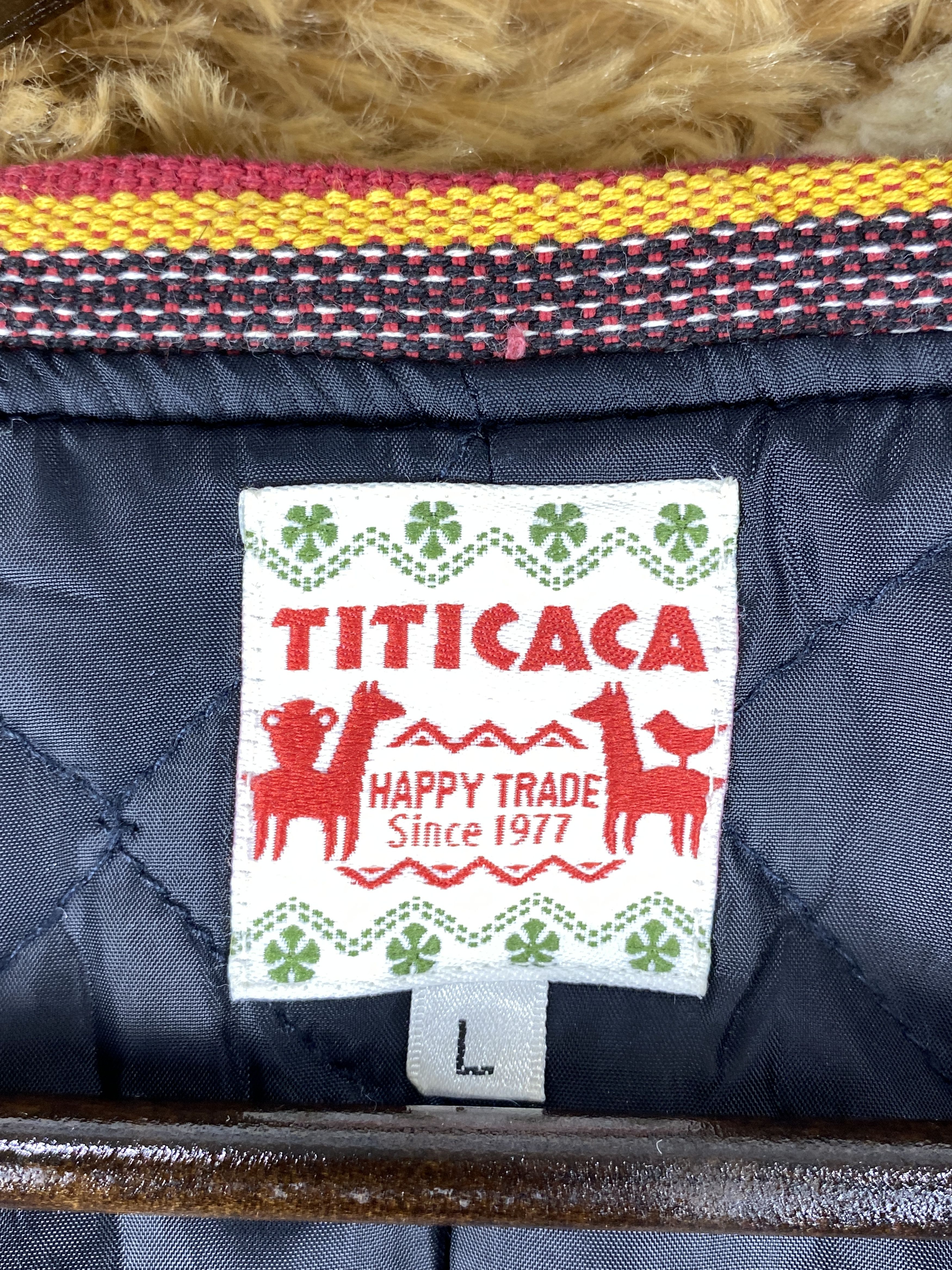 Japanese Brand Vintage Titicaca Hoodie Quilted Lining Jacket J1815 Size L / US 10 / IT 46 - 7 Thumbnail