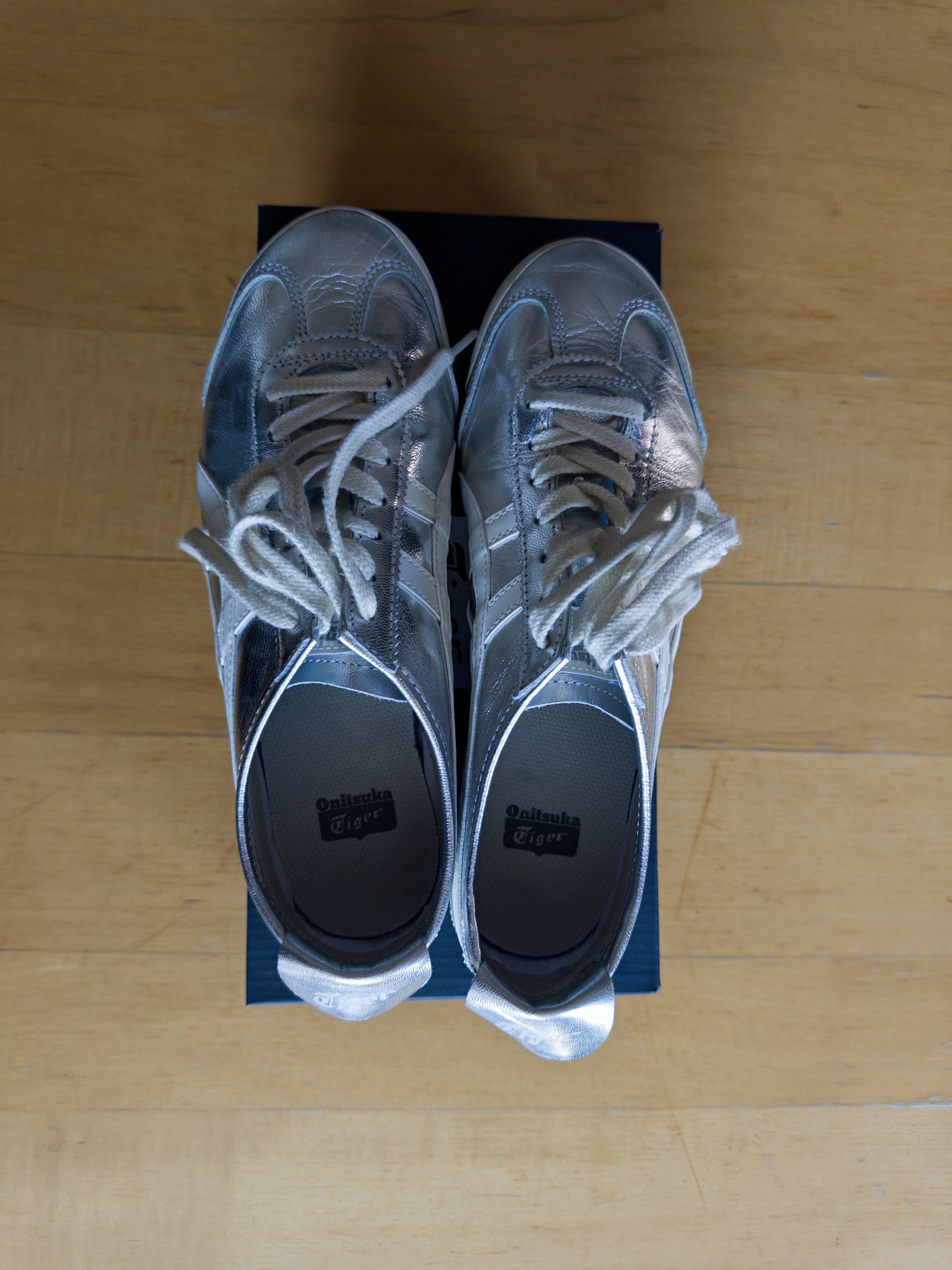 Onitsuka Tiger Mexico 66 - Silver/Off White Size US 9 / IT 39 - 4 Thumbnail