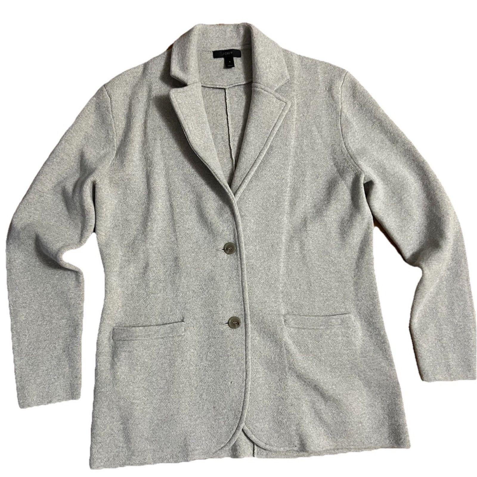 J.Crew J. Crew Women 100% Merino Wool Jacket Cardigan Small A001713 Size S / US 4 / IT 40 - 1 Thumbnail