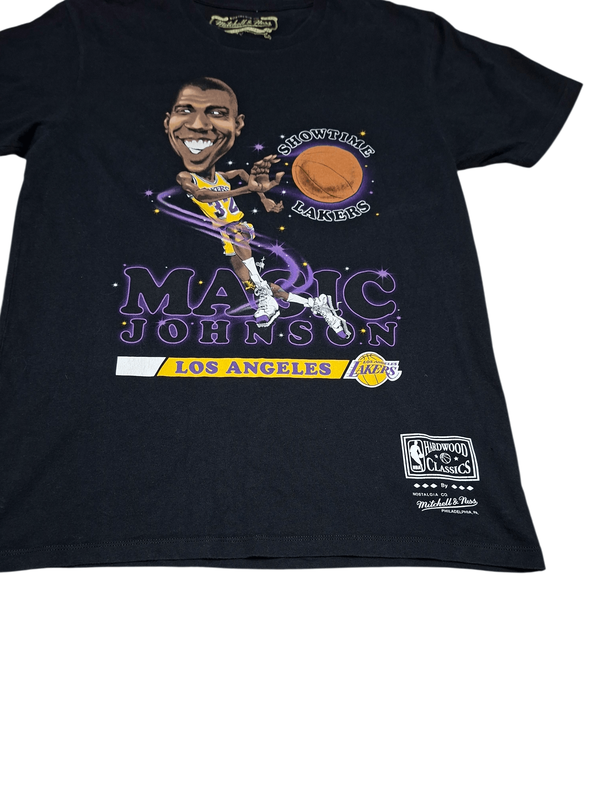 Mitchell & Ness MAGIC JOHNSON LAKERS NBA MITCHELL NESS VINTAGE TEE Size US M / EU 48-50 / 2 - 2 Thumbnail