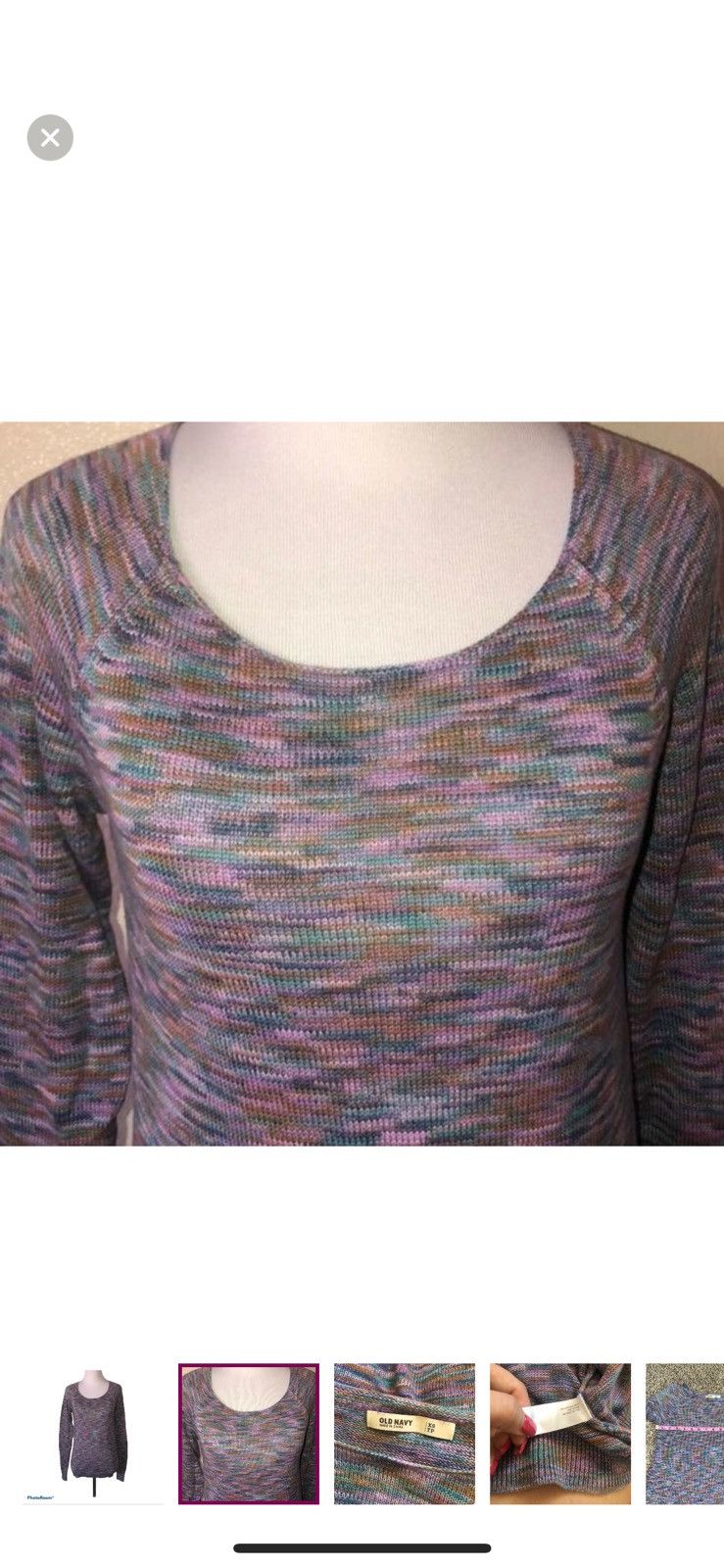 Old Navy Old navy XS rainbow heathered sweater Size XS / US 0-2 / IT 36-38 - 4 Thumbnail