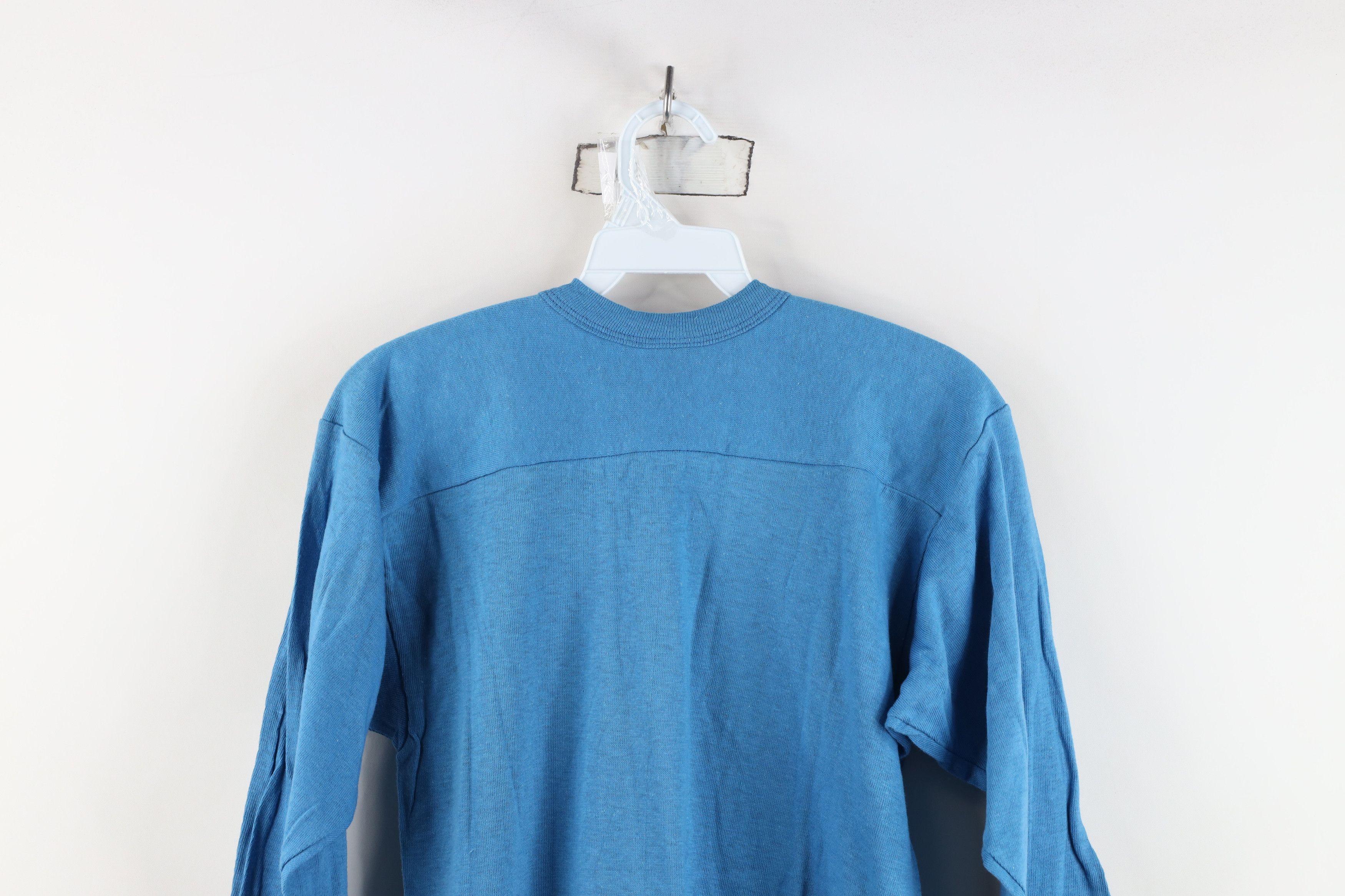 Vintage Deadstock Vintage 60s 70s Football Jersey T-Shirt Blue USA Size US S / EU 44-46 / 1 - 11 Thumbnail