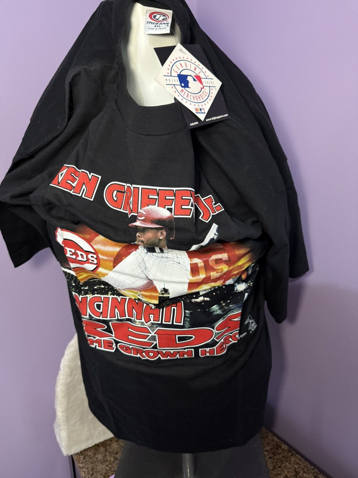 Other Vintage Ken Griffey Jr Cincinnati Reds T-Shirt Mens XXL Size US XXL / EU 58 / 5 - 8 Thumbnail