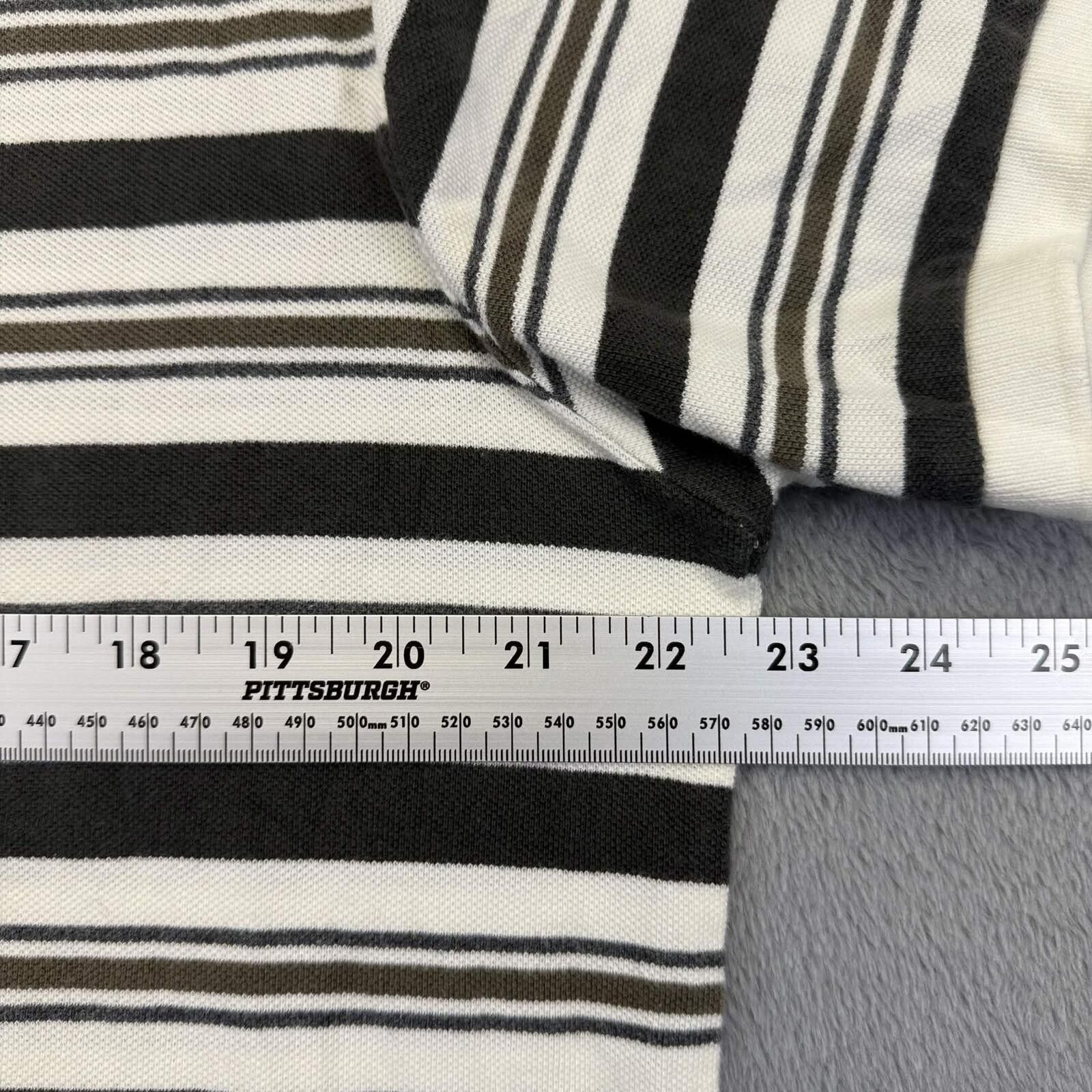 Chaps CHAPS Men's Polo Shirt Large L/G Striped Short Sleeve Size US L / EU 52-54 / 3 - 5 Thumbnail