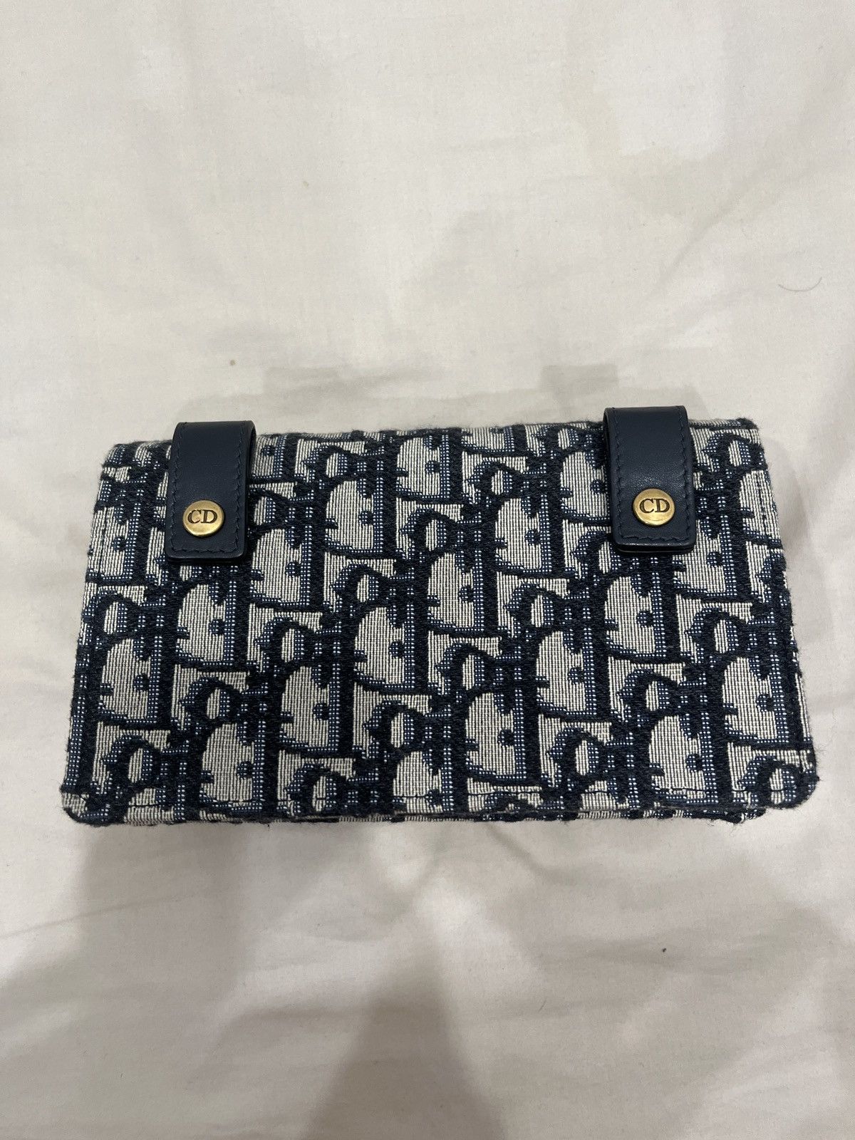 Dior DIOR SADDLE BELT POUCH BLUE OBLIQUE JACQUARD Size ONE SIZE - 2 Thumbnail