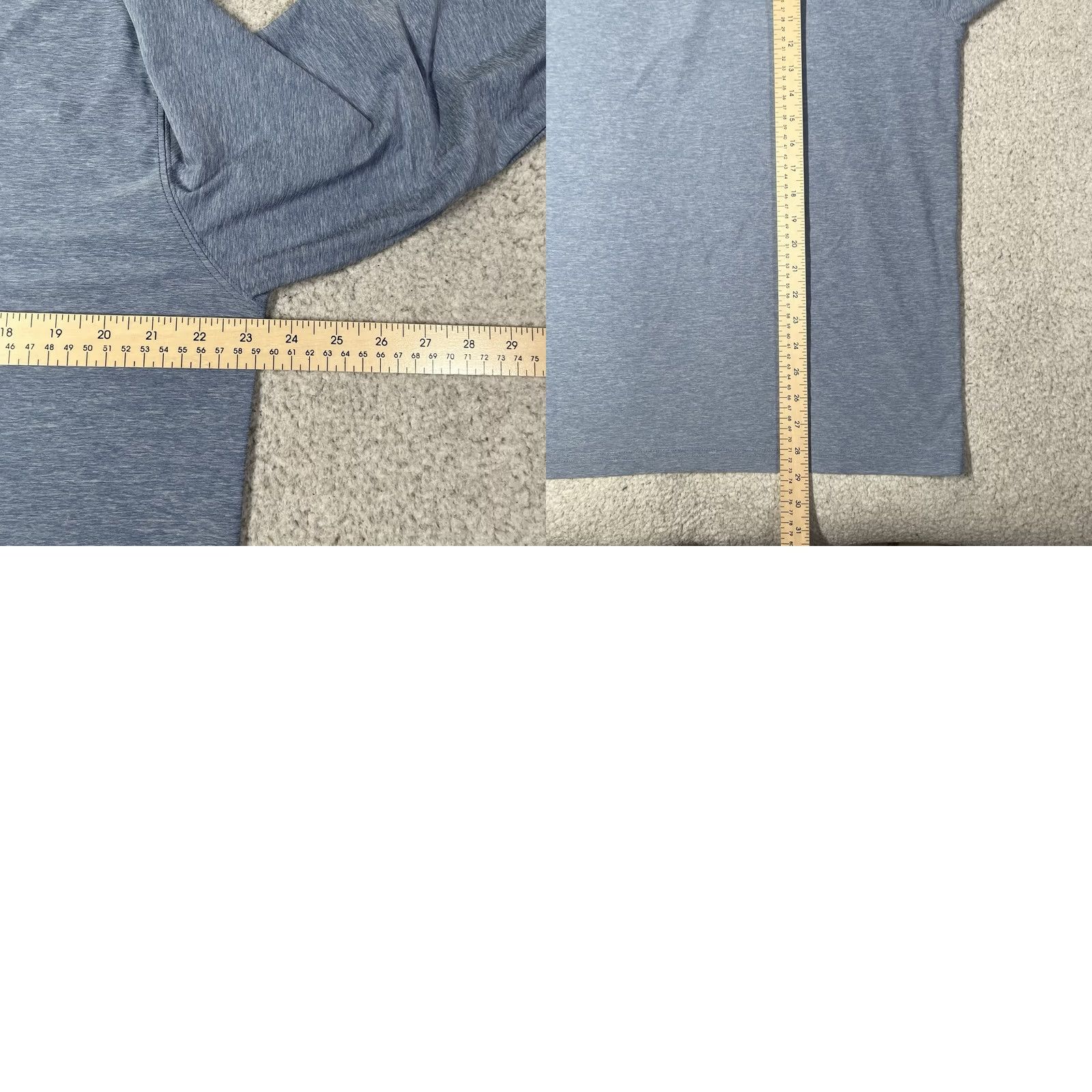 Vintage Straight Down 1/4 Zip Pullover Mens Lightweight Stretch Performance Long Sleeve Shirt Size US L / EU 52-54 / 3 - 9 Thumbnail