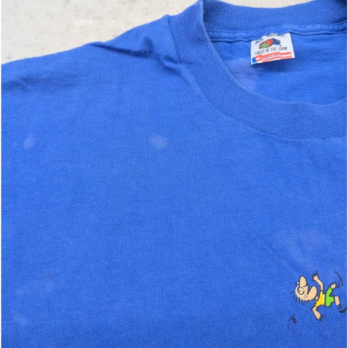 Fruit Of The Loom × Vintage Vintage The Klutz Flying Apparatus Catalogue art t-shirt Size US XL / EU 56 / 4 - 7 Thumbnail