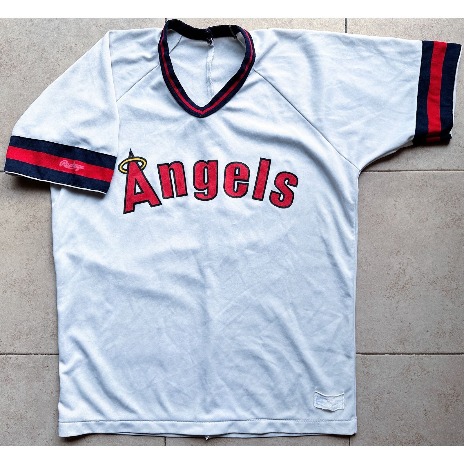 MLB × Russell Athletic California Angels 80s RAWLINGS shirsey Pullover Home MLB vtg Size US M / EU 48-50 / 2 - 4 Thumbnail