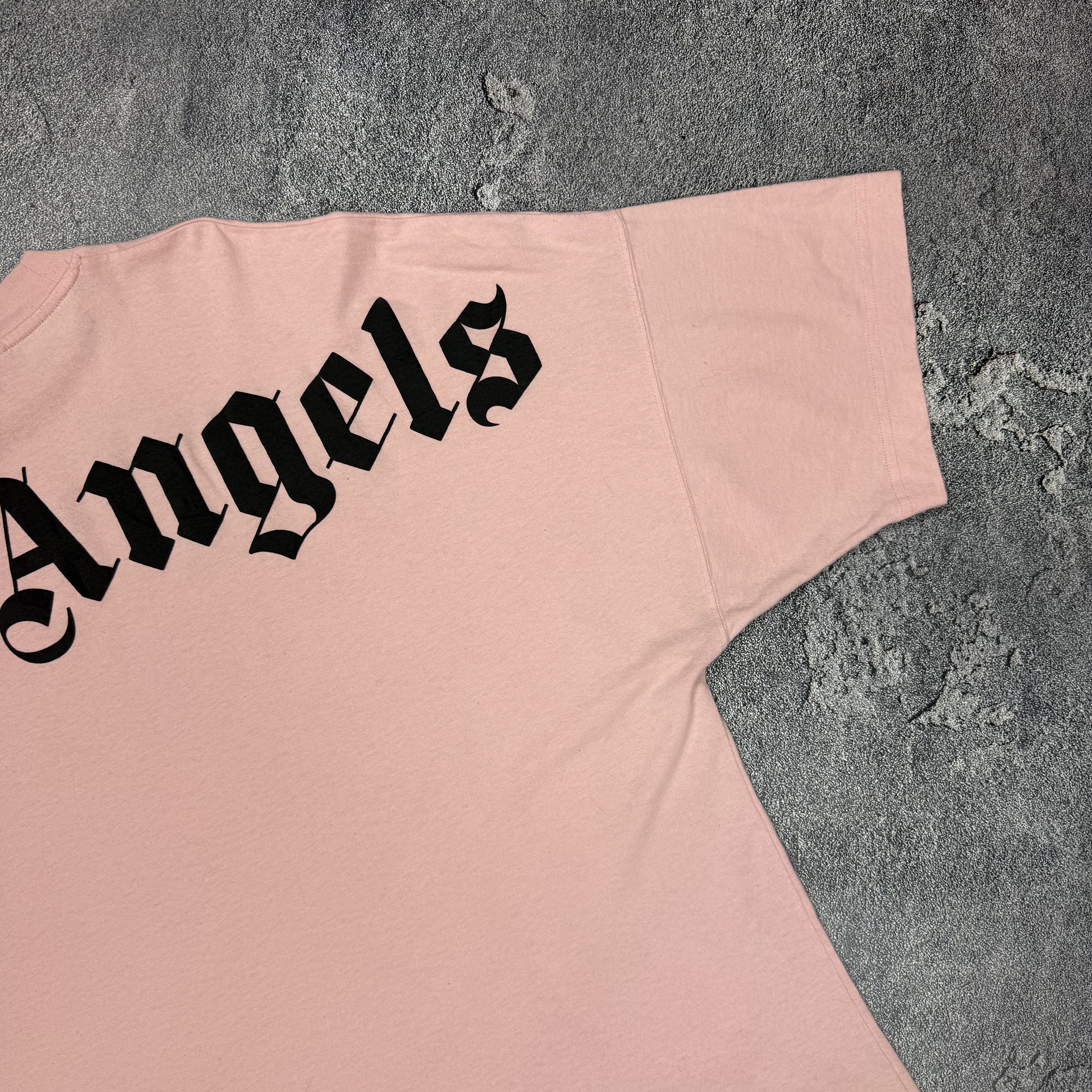 Palm Angels Palm Angels Pink Classic Logo Oversized T-shirt Size US L / EU 52-54 / 3 - 3 Thumbnail