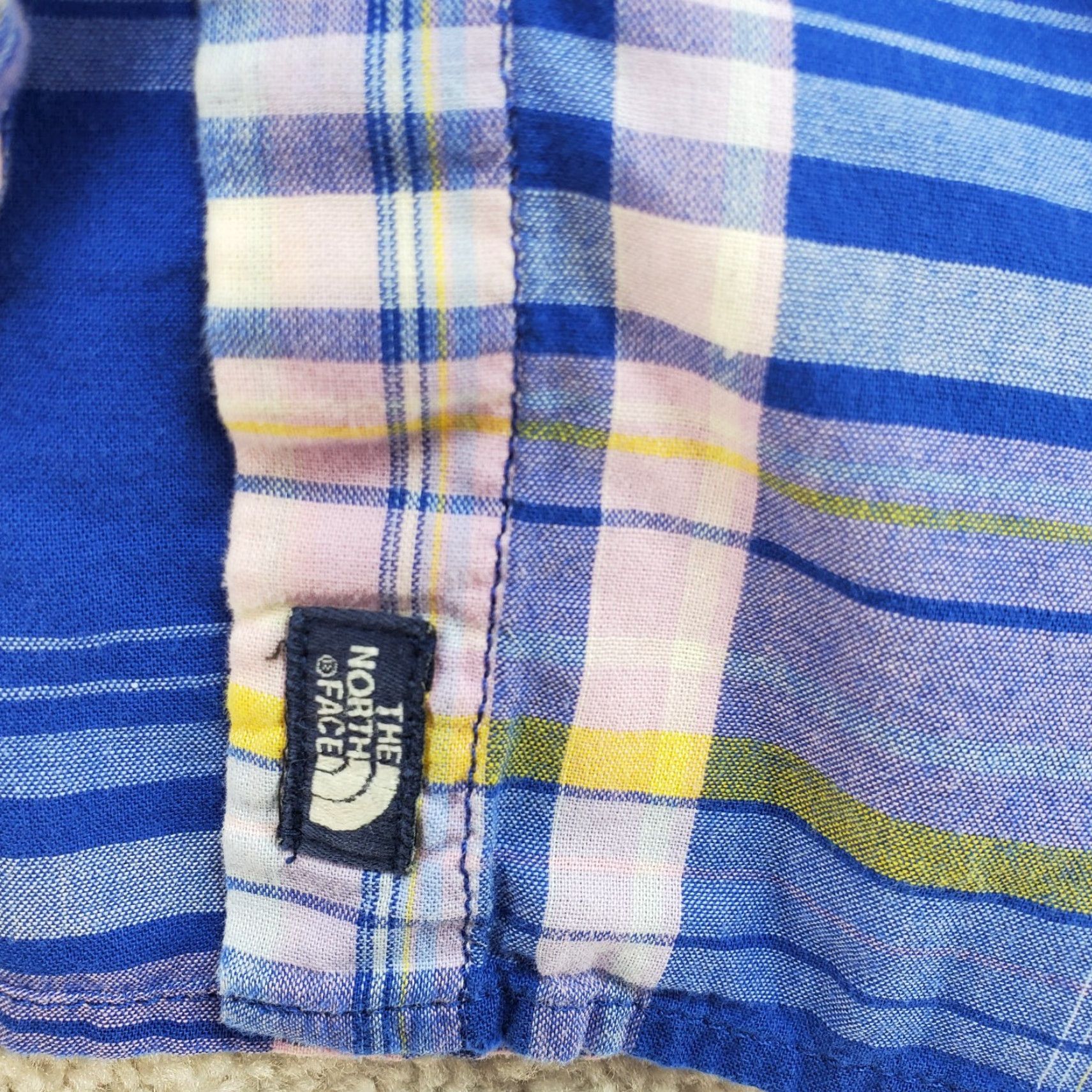 The North Face The North Face Shirt Women Medium Multi Blue Plaid 100% Cotton Pockets Button-Up Size M / US 6-8 / IT 42-44 - 7 Thumbnail