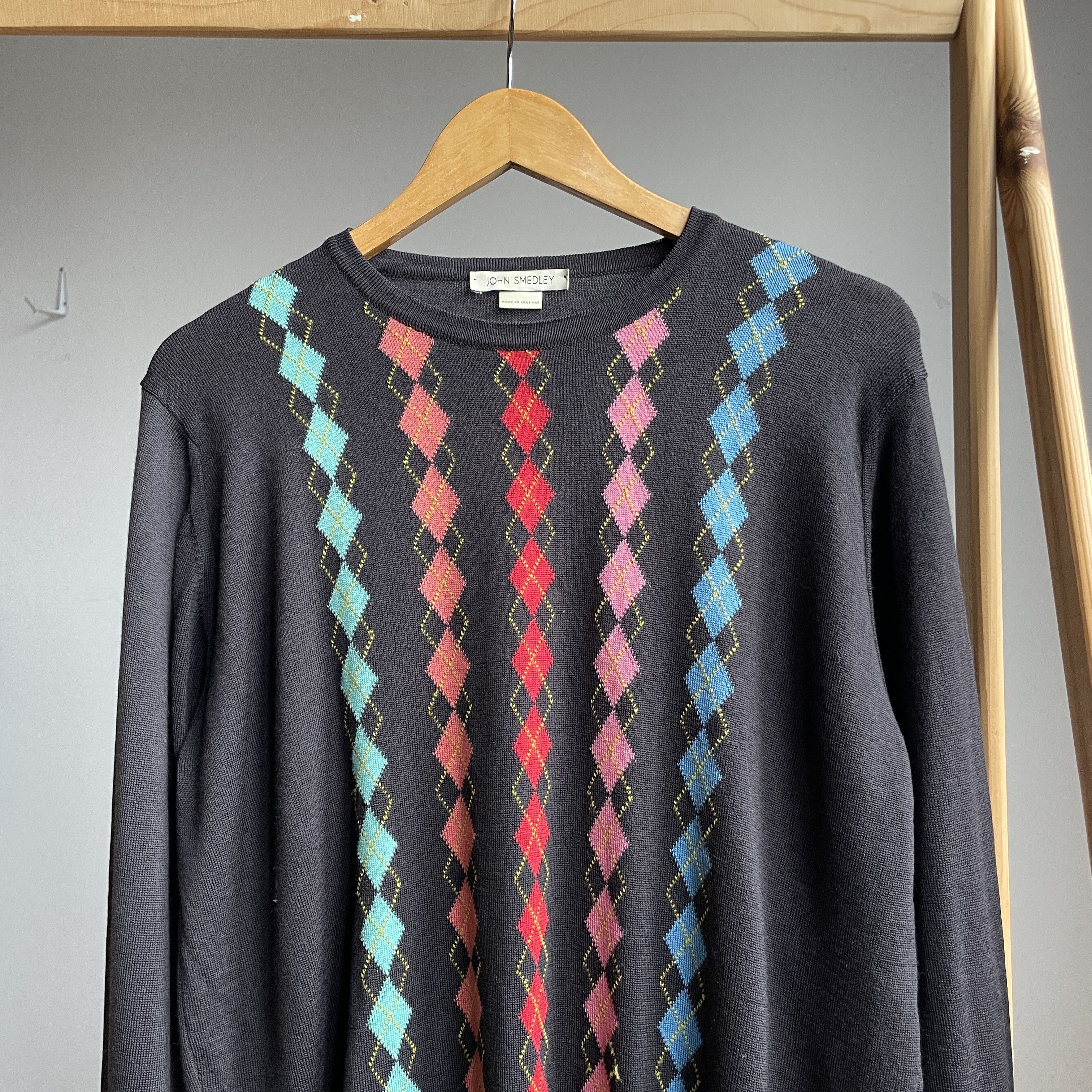 John Smedley John Smedley Geometric Pure Wool Sweater Size M Size US M / EU 48-50 / 2 - 3 Thumbnail