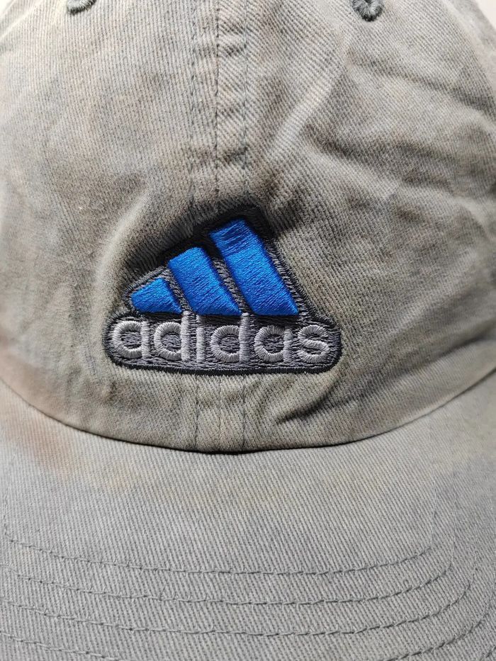 Adidas Vintage Adidas DIstressed Cap Hat Size ONE SIZE - 3 Thumbnail