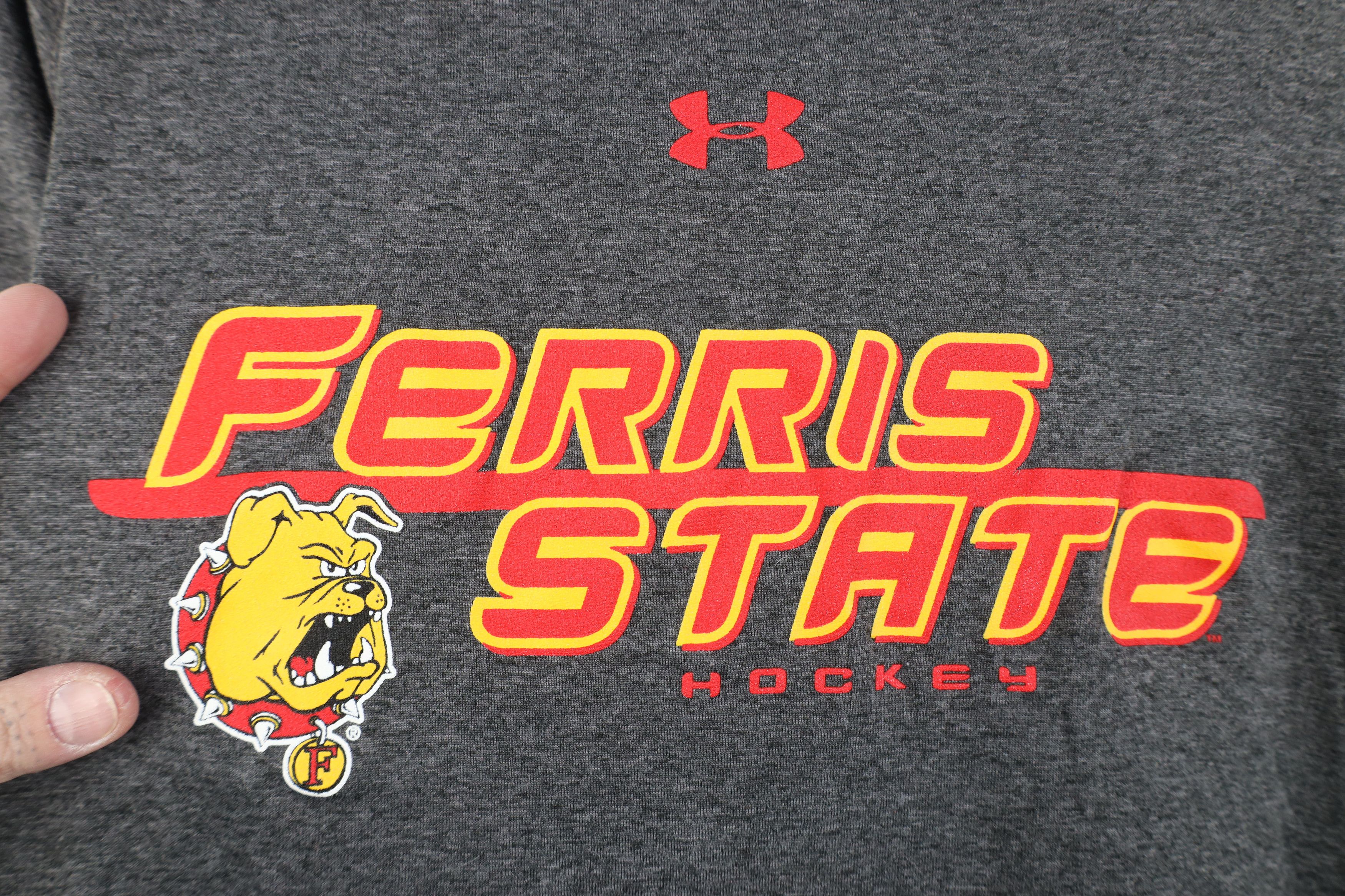 Under Armour Under Armour Ferris State University Hockey T-Shirt Gray Size US XL / EU 56 / 4 - 4 Thumbnail