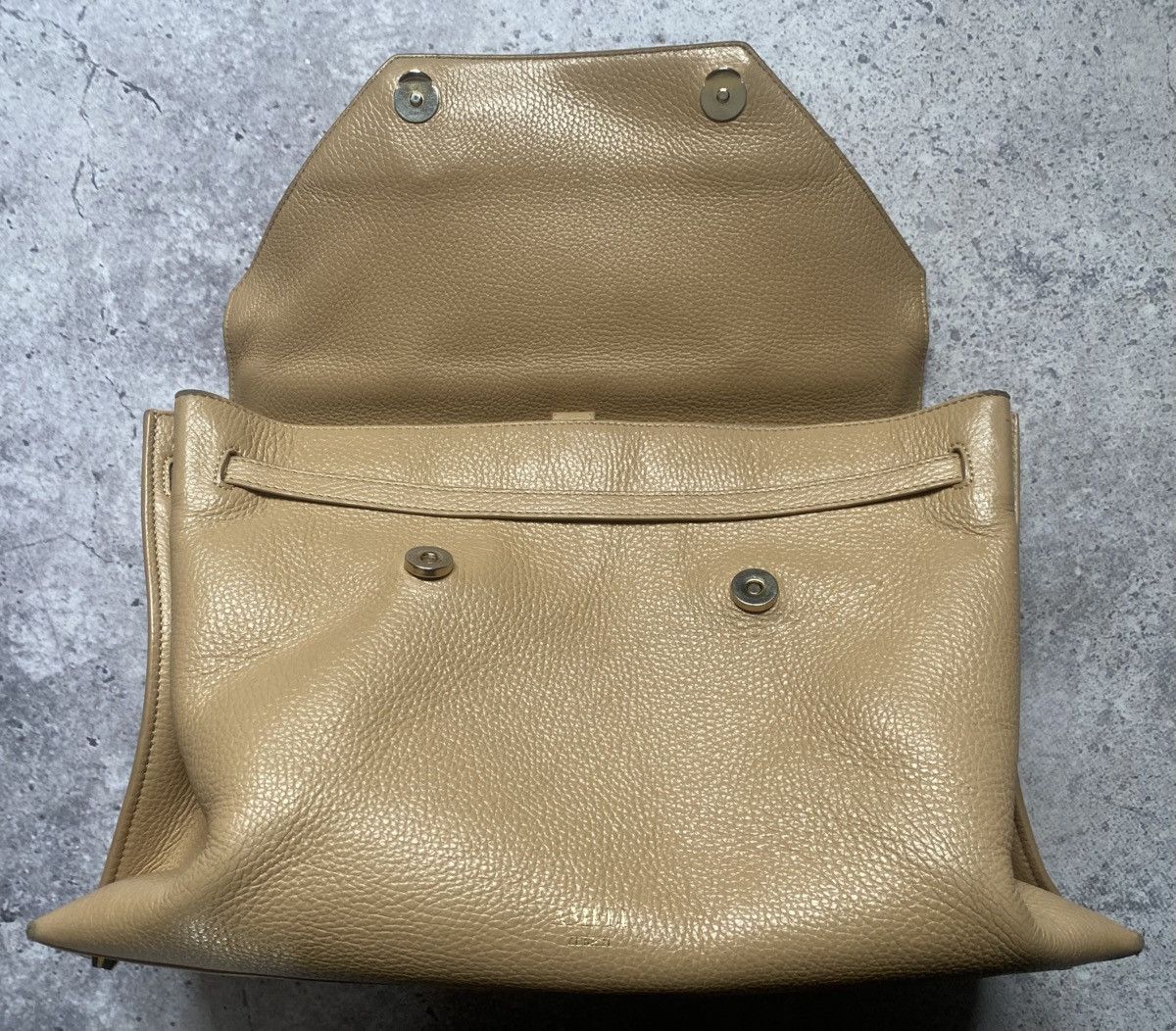 Other Ameli Zurich Central Bag Beige Pebbled Leather Luxury Italy Size ONE SIZE - 8 Thumbnail