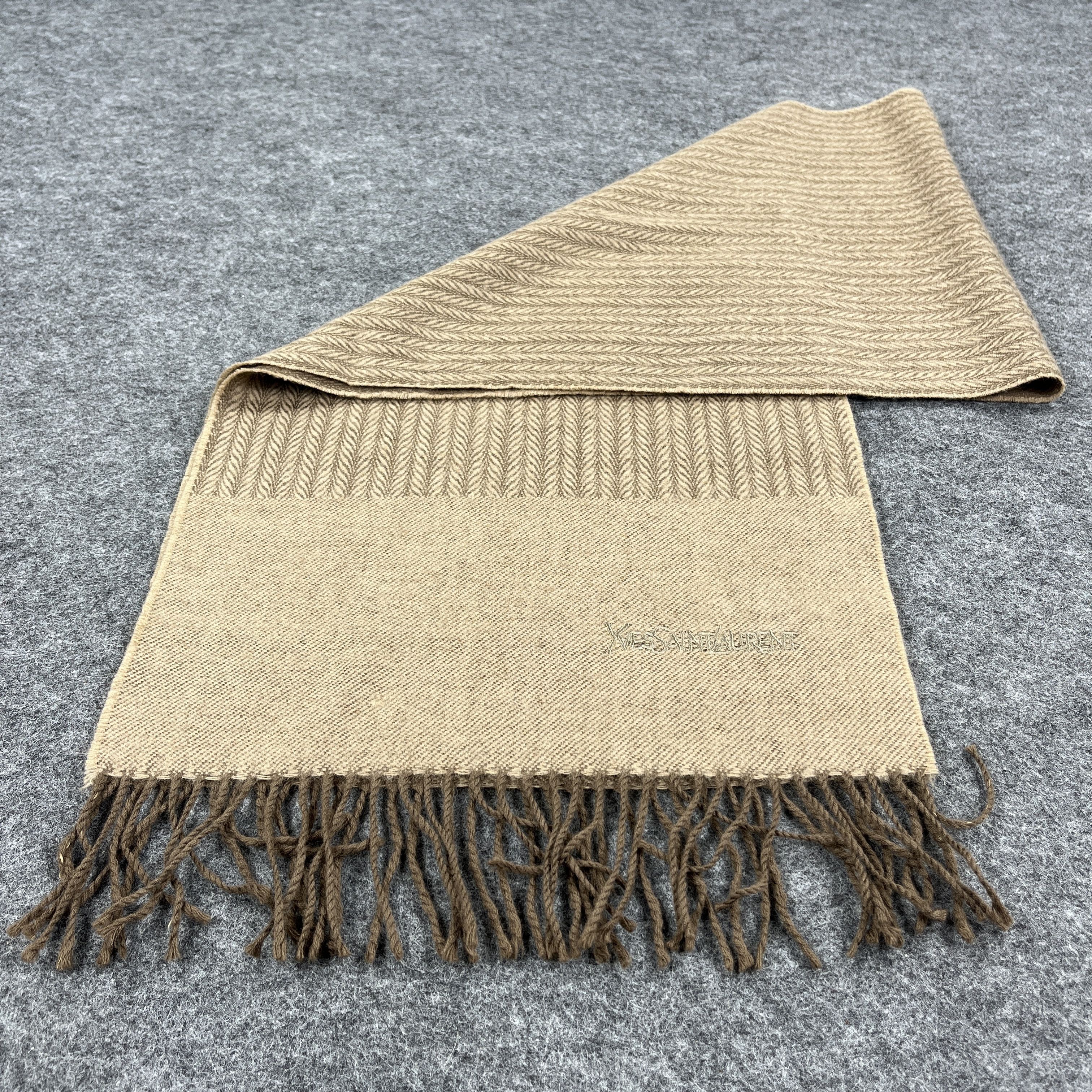 Vintage × Yves Saint Laurent Yves Saint Laurent Scarf / Muffler / Neckwear T1013 Size ONE SIZE - 3 Thumbnail