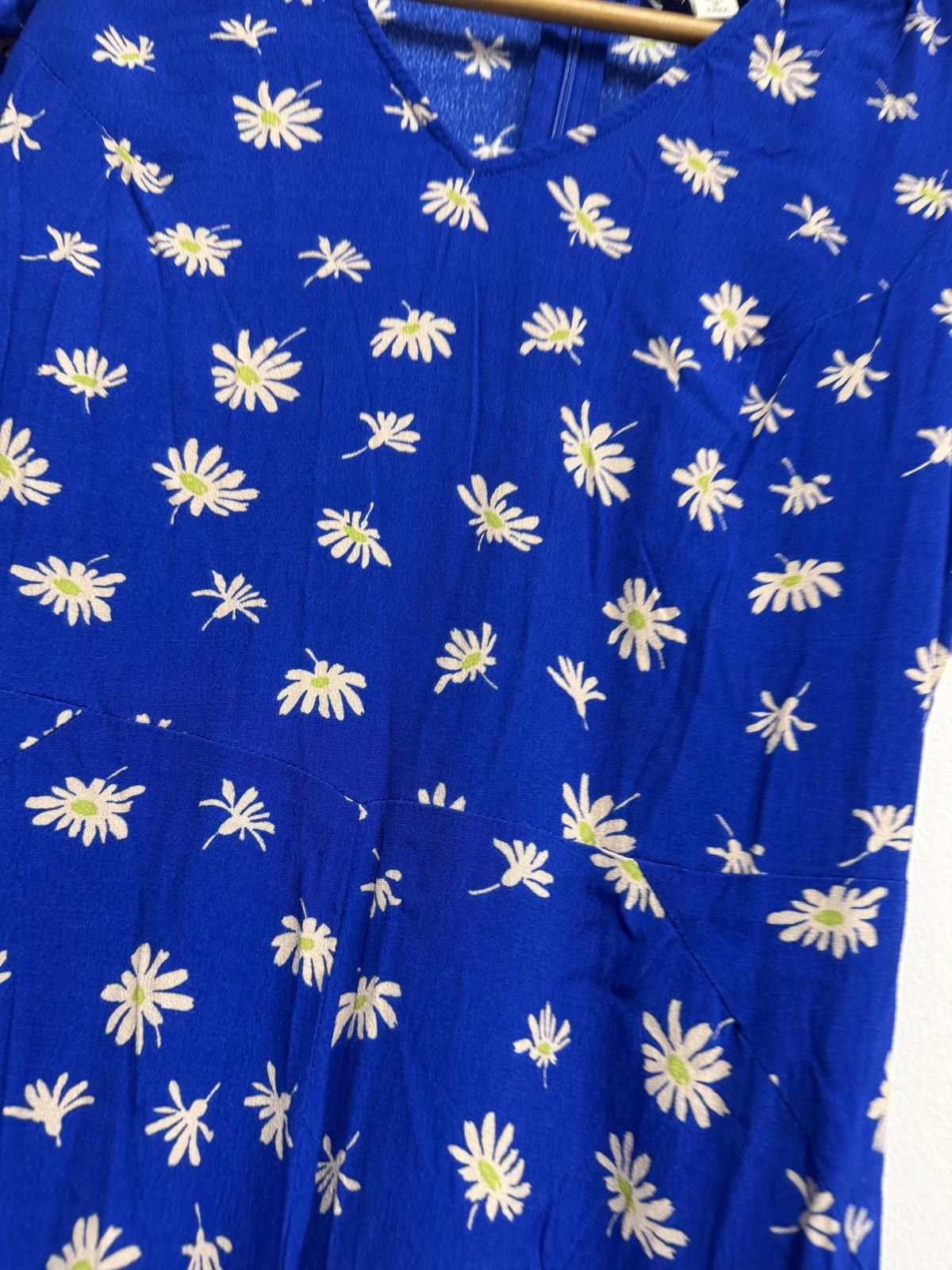 Whistles Whistles Blue Floral Midi Dress UK 10 Size M / US 6-8 / IT 42-44 - 3 Thumbnail