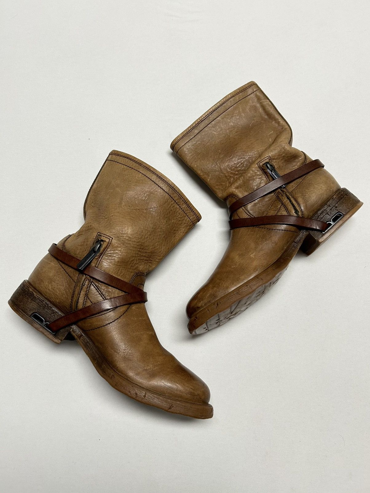 Dirk Bikkembergs 1997 B-Laced Harness Boots Size US 7 / EU 40 - 9 Thumbnail