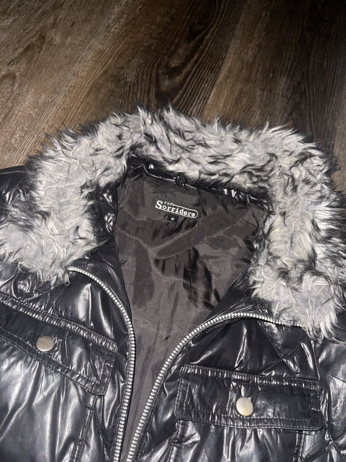 Japanese Brand Sorridere Light Puffer Jacket w/ Detachable Fur Size US M / EU 48-50 / 2 - 2 Thumbnail