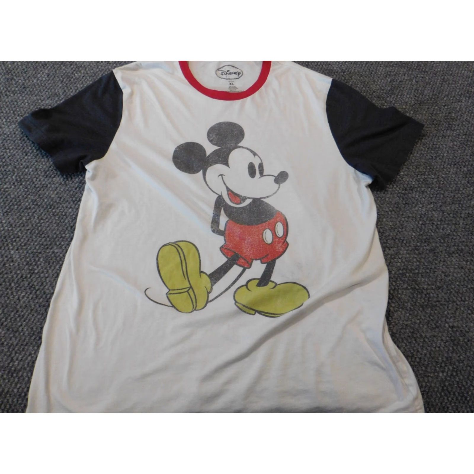 Disney Disney Mickie Mouse Mens Shirt XL White Short Sleeve Crew Neck T-Shirt Casual Size XL / US 12-14 / IT 48-50 - 2 Thumbnail