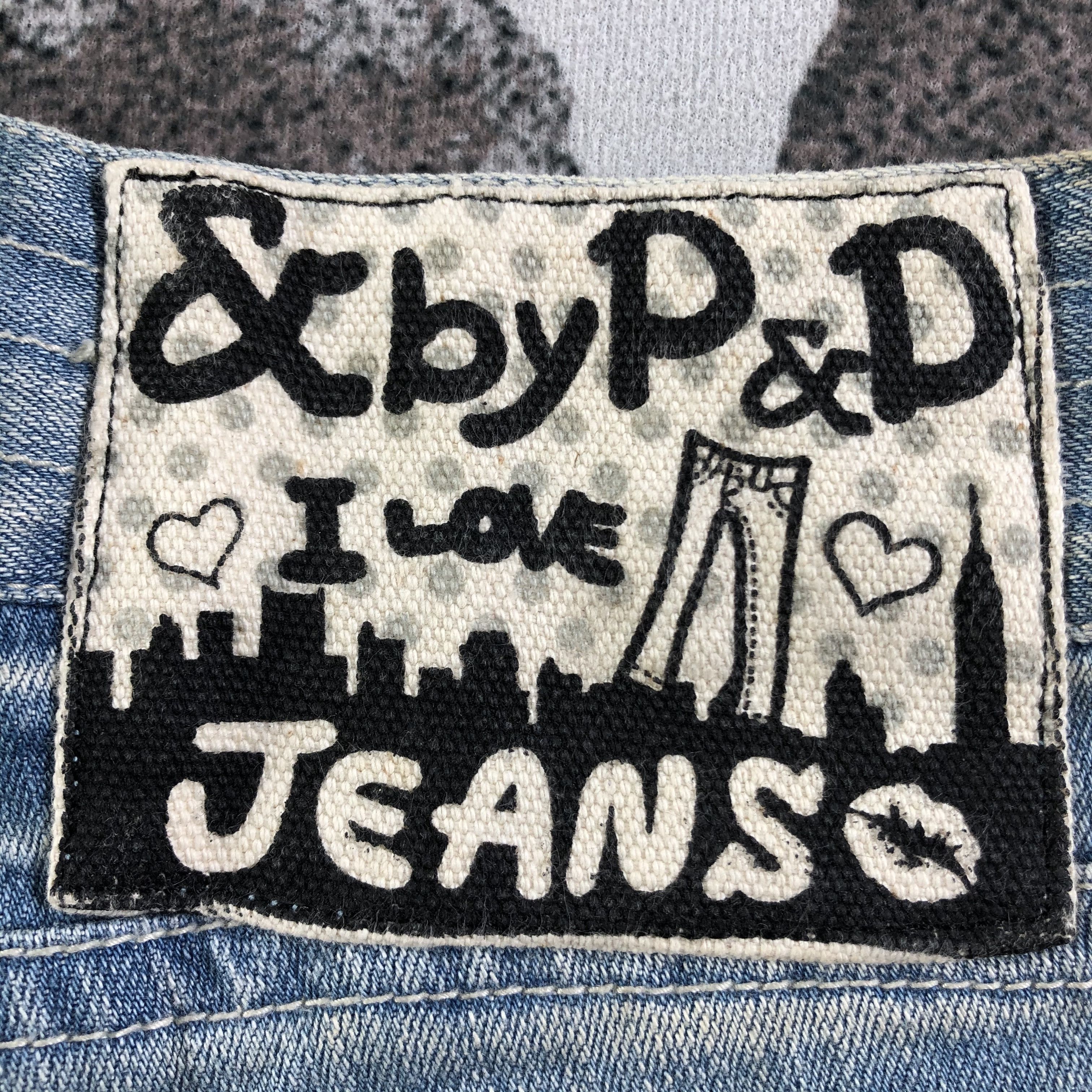 Japanese Brand Japanese Brand Medium Wash Flared Jeans KJ2068 Size 29" - 5 Thumbnail