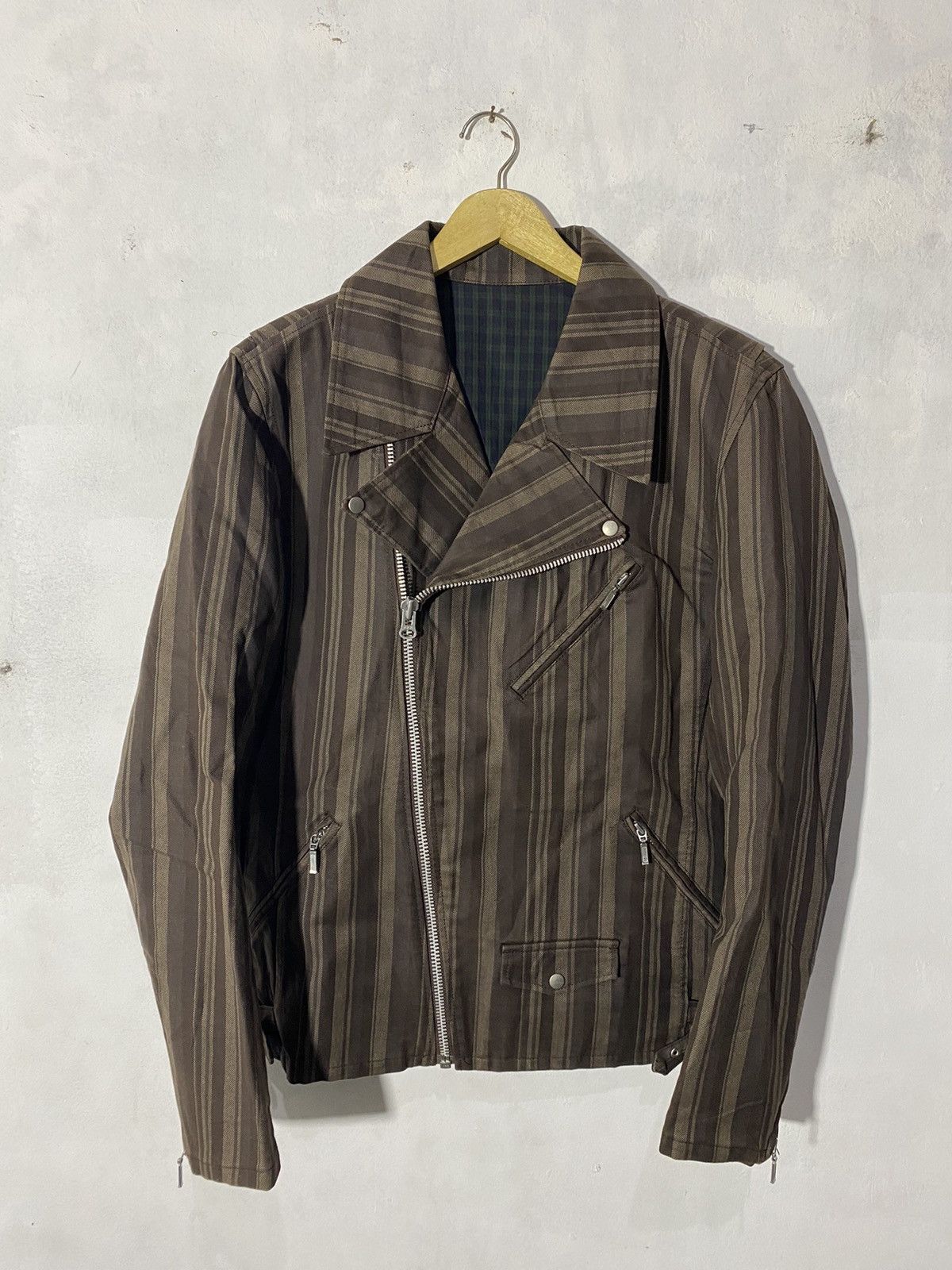 Tornado Mart 2000s Tornado Mart - Vkei Perfecto Canvas Jacket Size US L / EU 52-54 / 3 - 1 Thumbnail