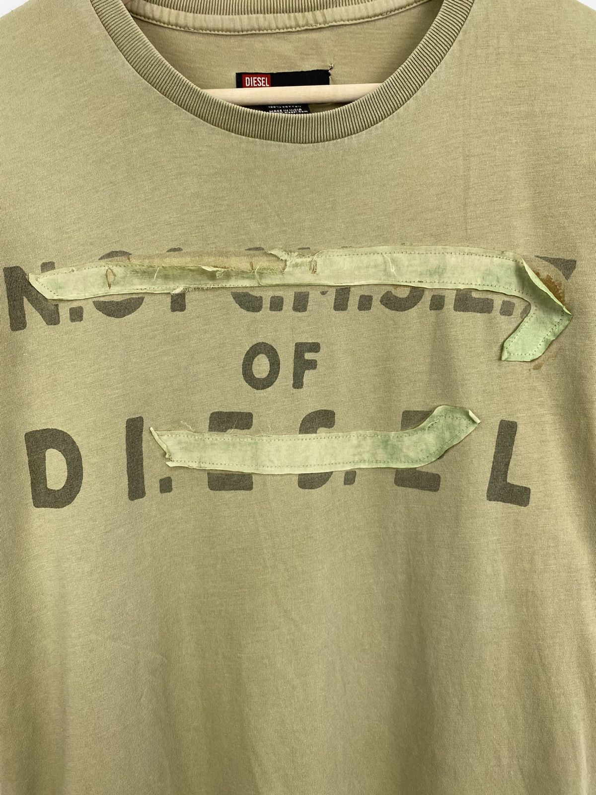 Diesel × Japanese Brand 🇺🇸 Vintage 90s Diesel Military style Big logo t-shirt Size US M / EU 48-50 / 2 - 4 Thumbnail