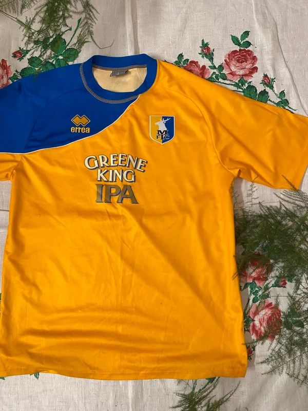 Errea Mansfield Town 2011/12 Erreà Home Shirt Vintage Jersey XL Size US XL / EU 56 / 4 - 10 Thumbnail