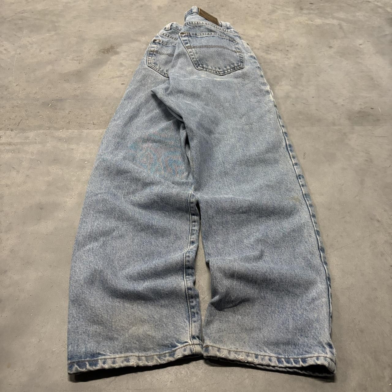 Japanese Brand × Vintage Crazy Vintage Y2K/2000s Light Wash Essential Denim Jeans! Size US 28 / EU 44 - 4 Thumbnail