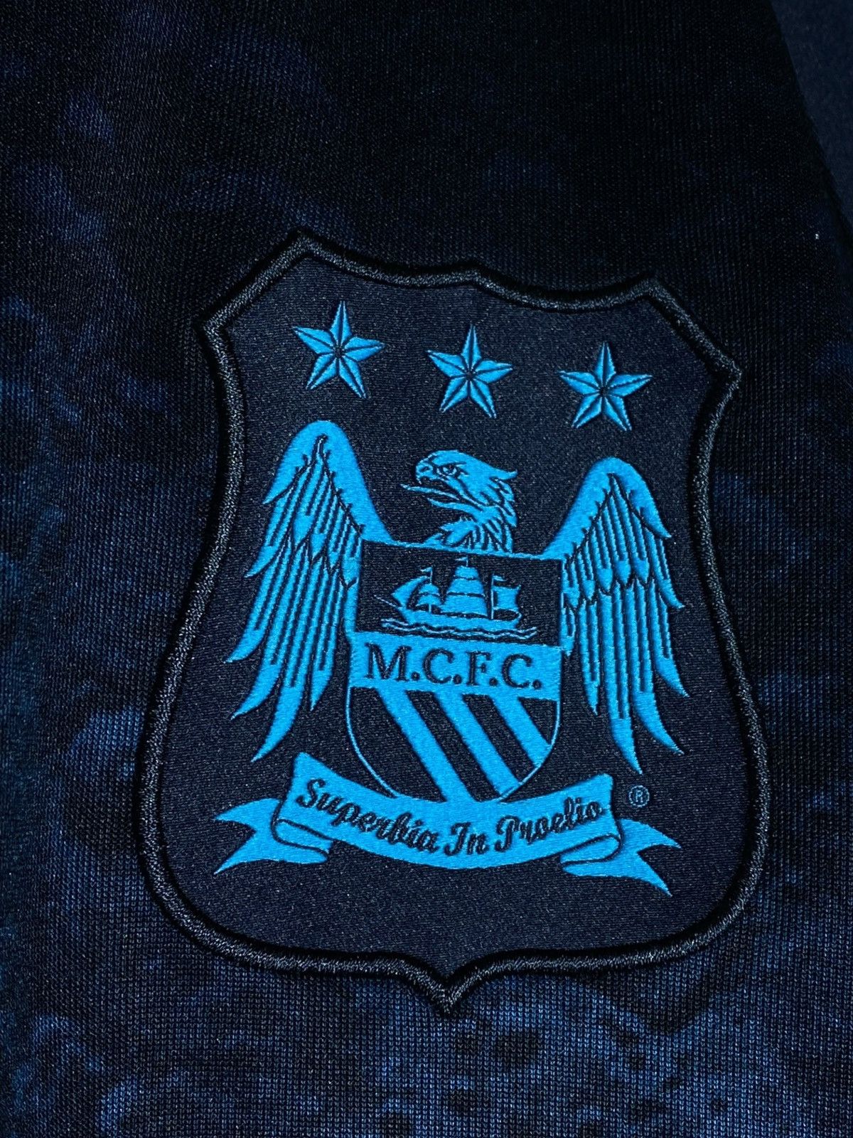 Nike 🔥 Nike Manchester City Drill Track Jacket Moon Print Y2k 🔥 Size US L / EU 52-54 / 3 - 5 Thumbnail