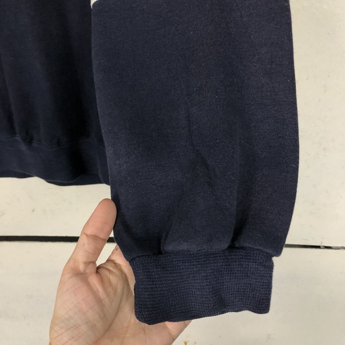 Japanese Brand 📌Half Zipper Sweatshirt Miki Sports Big Logo Size US L / EU 52-54 / 3 - 15 Thumbnail