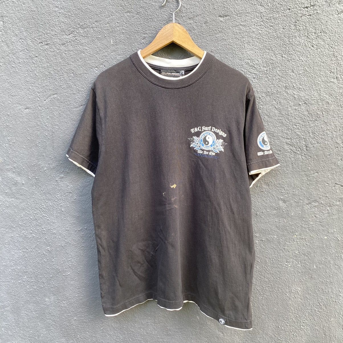 Vintage Thrashed Faded Vintage 90s T&C Surf Designs ERD GRUNGE TEE Size US L / EU 52-54 / 3 - 3 Thumbnail