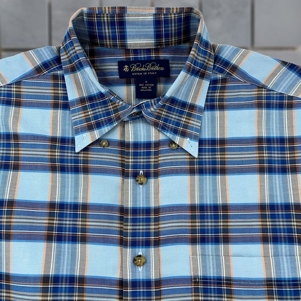 Brooks Brothers Brooks Brothers Shirt Mens M Multi Plaid Twill Button-Down Long Sleeve Casual Travel Size US M / EU 48-50 / 2 - 1 Thumbnail