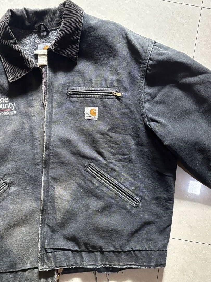 Carhartt CRAZY RARE VINTAGE CARHARTT J97 BLANKET LINED DETROIT JACKET Size US L / EU 52-54 / 3 - 4 Thumbnail
