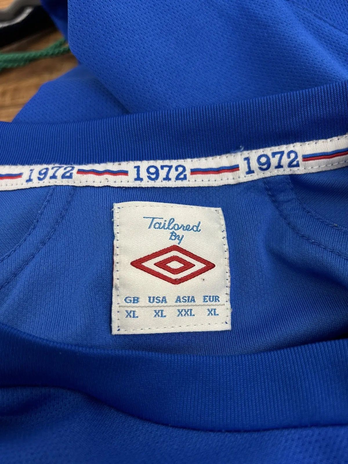 Umbro Vintage Umbro Glasgow Rangers 2012/13 Home Kit Soccer Jersey Size US XL / EU 56 / 4 - 8 Thumbnail