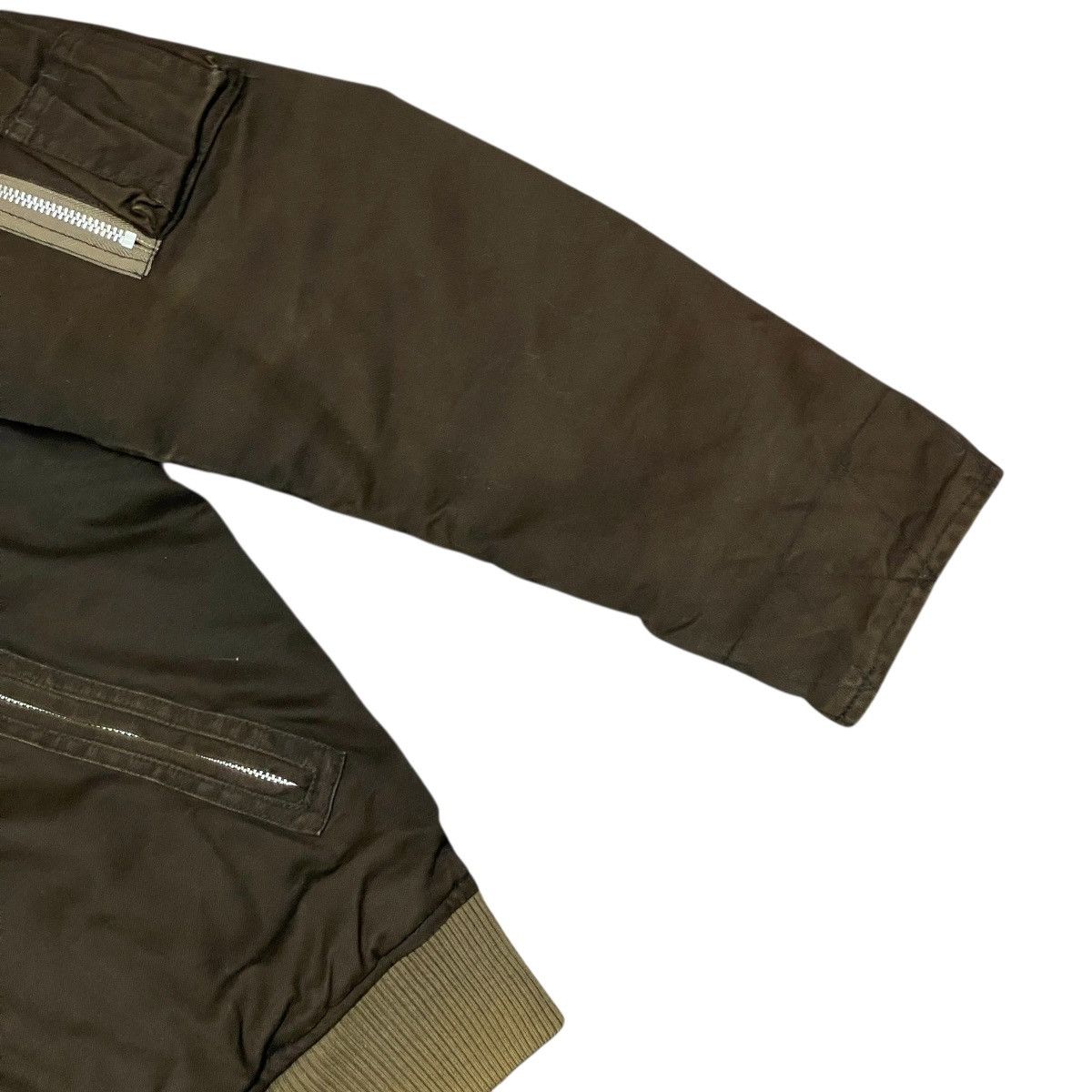 Le Grande Bleu (L.G.B.) Vintage 90s Takeo Kikuchi Army Flight Military Bomber Jacket Size US L / EU 52-54 / 3 - 10 Thumbnail