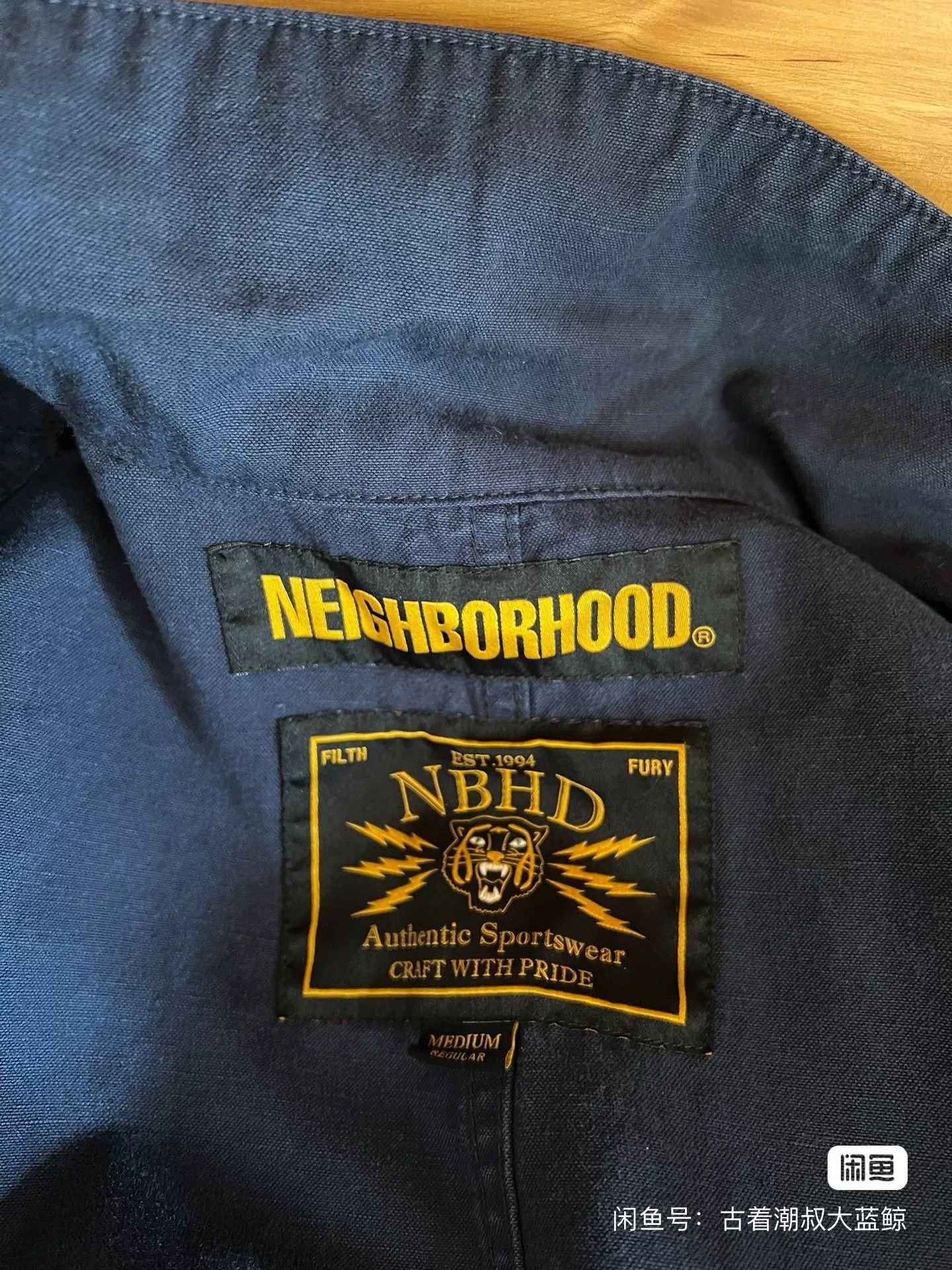 Neighborhood Neighborhood Indigo Linen Workwear Trench Coat Size US M / EU 48-50 / 2 - 9 Thumbnail